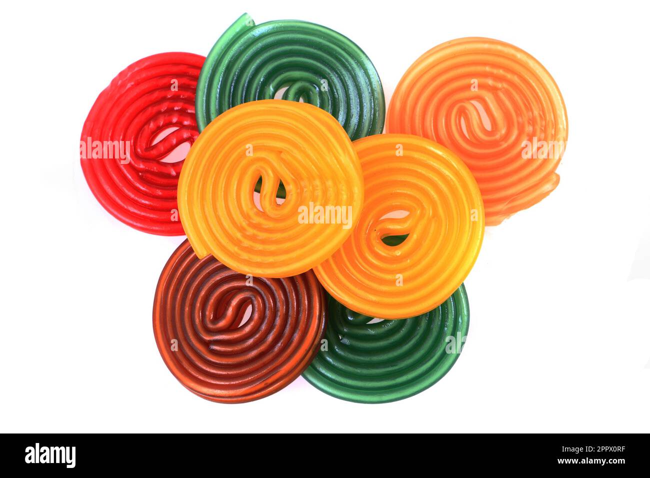 sweet jelly candy isolated on the white background Stock Photo - Alamy