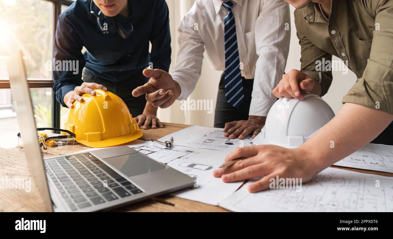 Engineer Shut Up Closed up engineer meeting teamwork brain storm discussing for ...