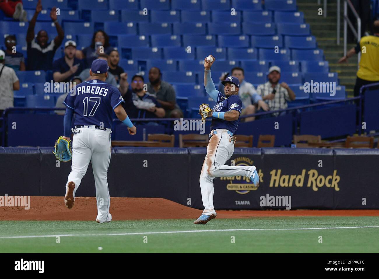 USA, Florida, Saint Petersburg, Tropicana Field (Baseball Stadium), Tampa  Bay Rays Stock Photo - Alamy