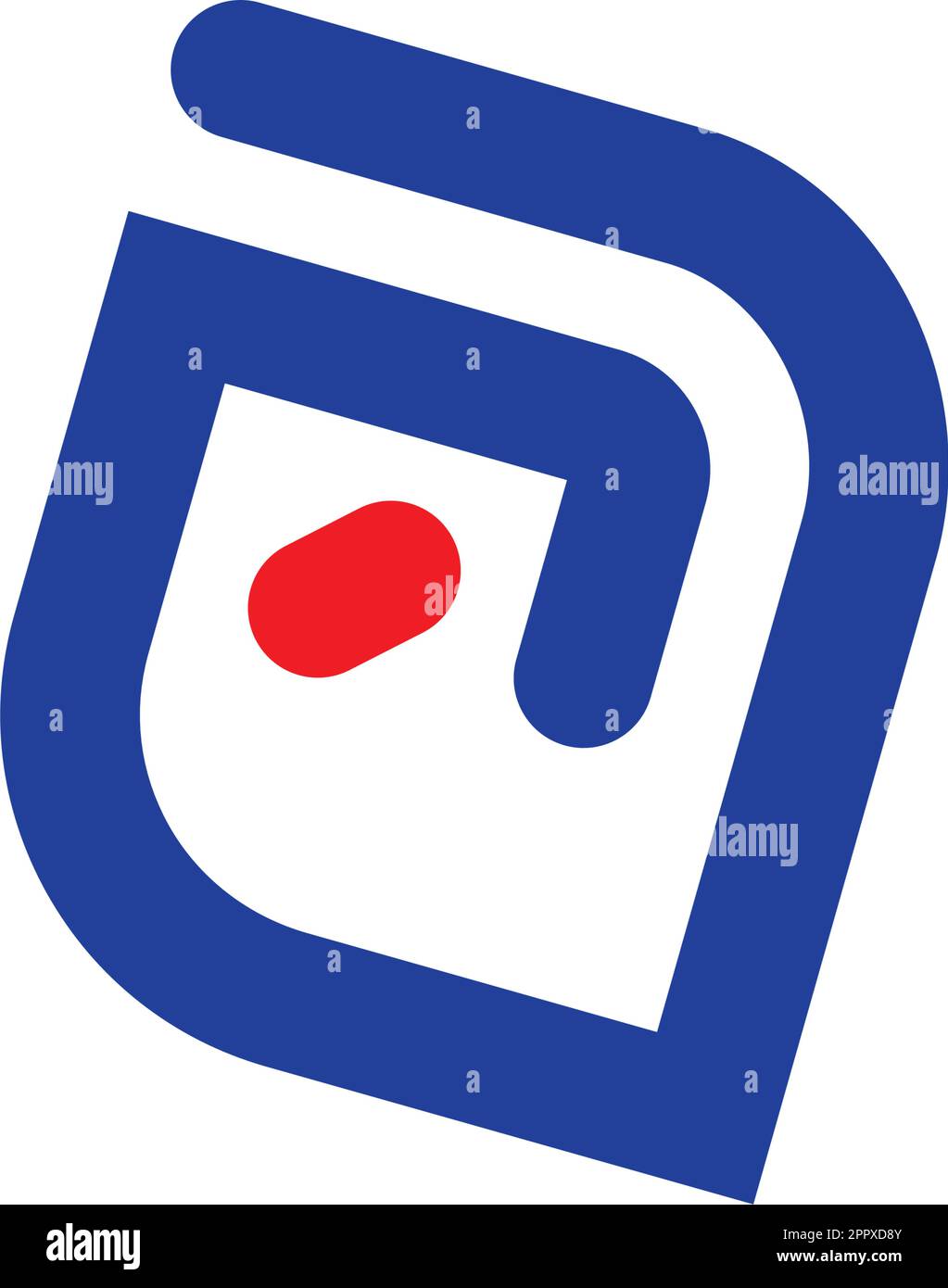 abstract AD letter icon illustration vector concept  design template Stock Vector
