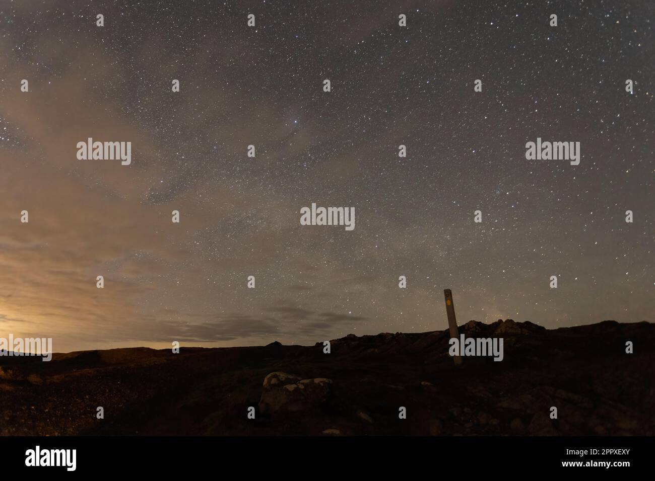 The Aurora borealis or the Northern Lights seen in the Cornish Sky