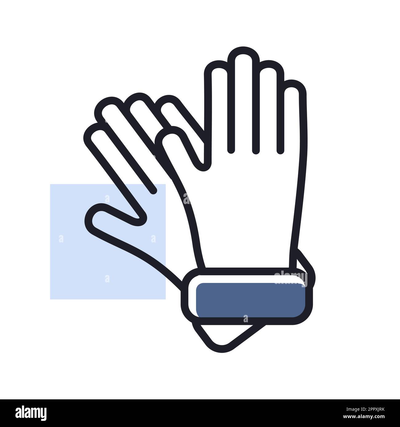 Gardening gloves for work isolated vector icon Stock Vector Image & Art ...