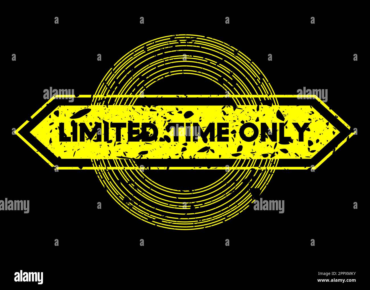 One Time Only-stamp, Stock vector