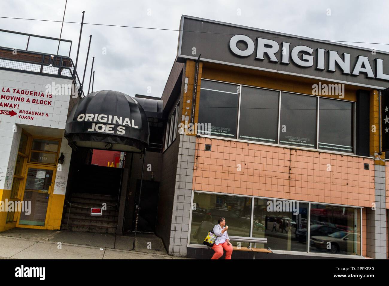 Original Joes Restaurant in Vancouver British Columbia Canada Stock