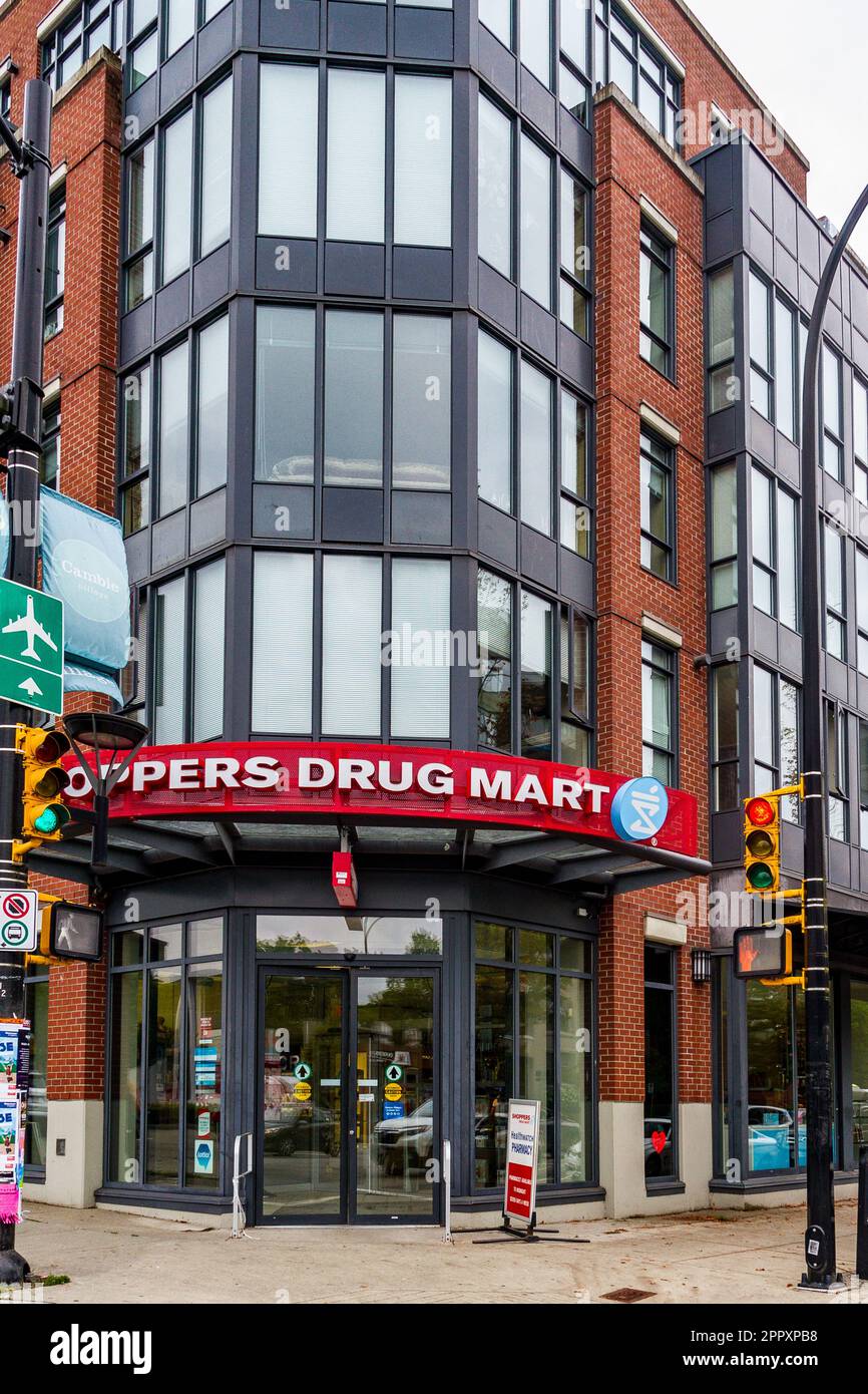 Shoppers Drug Mart on Cambie Street in Vancouver British Columbia