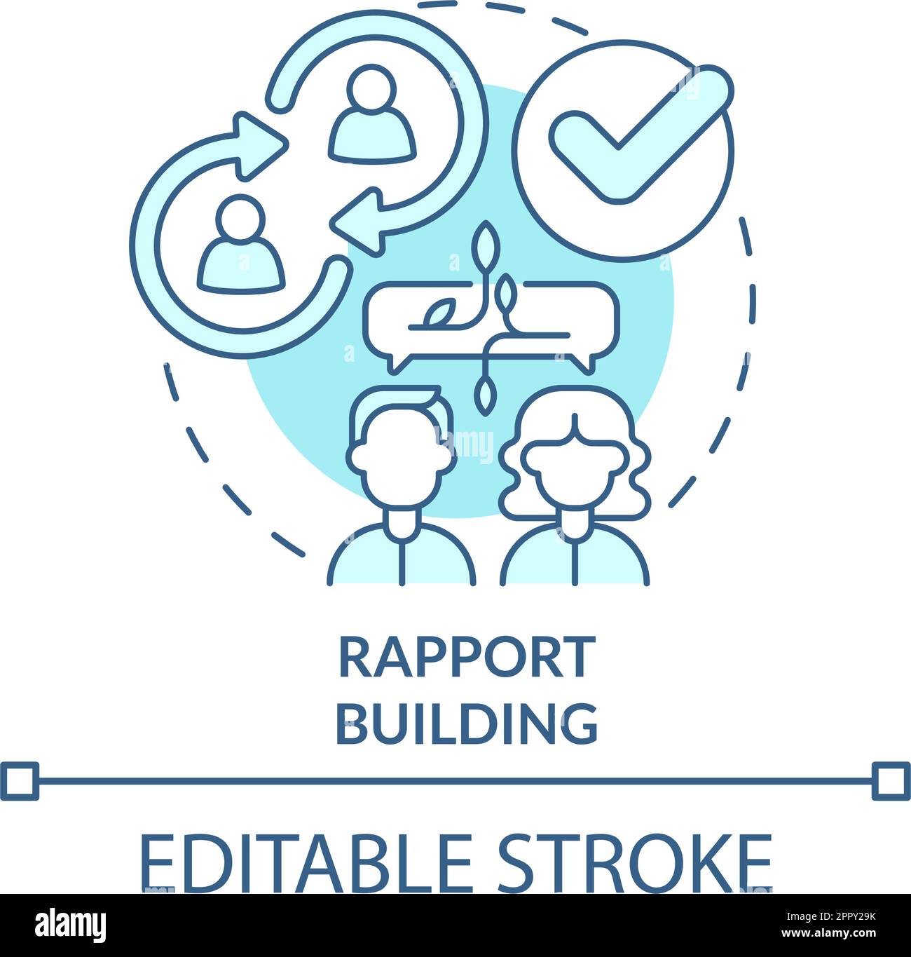 Team rapport Stock Vector Images - Alamy