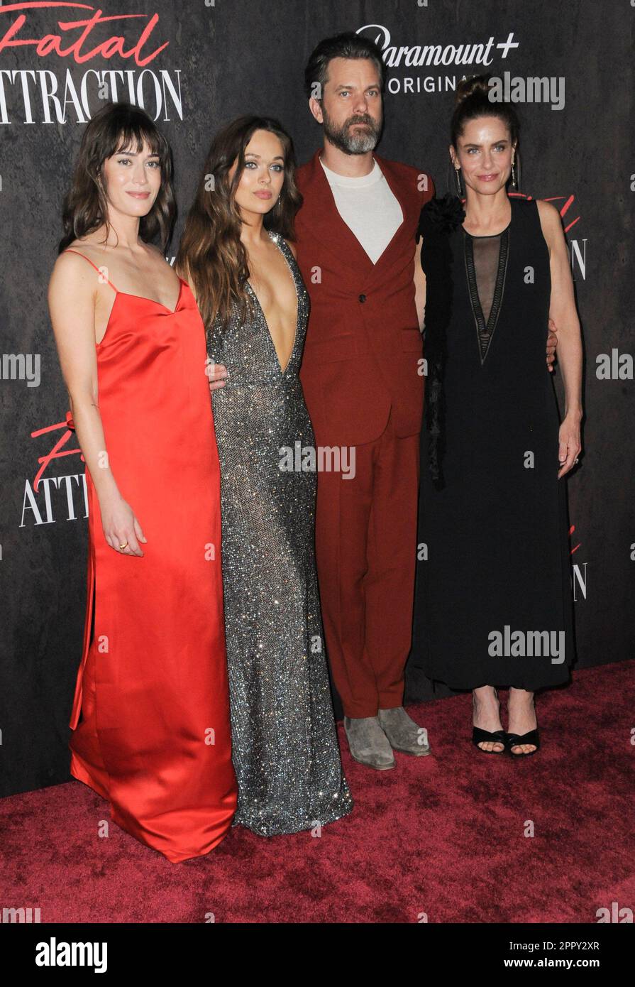 Los Angeles, CA. 24th Apr, 2023. Lizzy Caplan, Alyssa Jirrels, Joshua