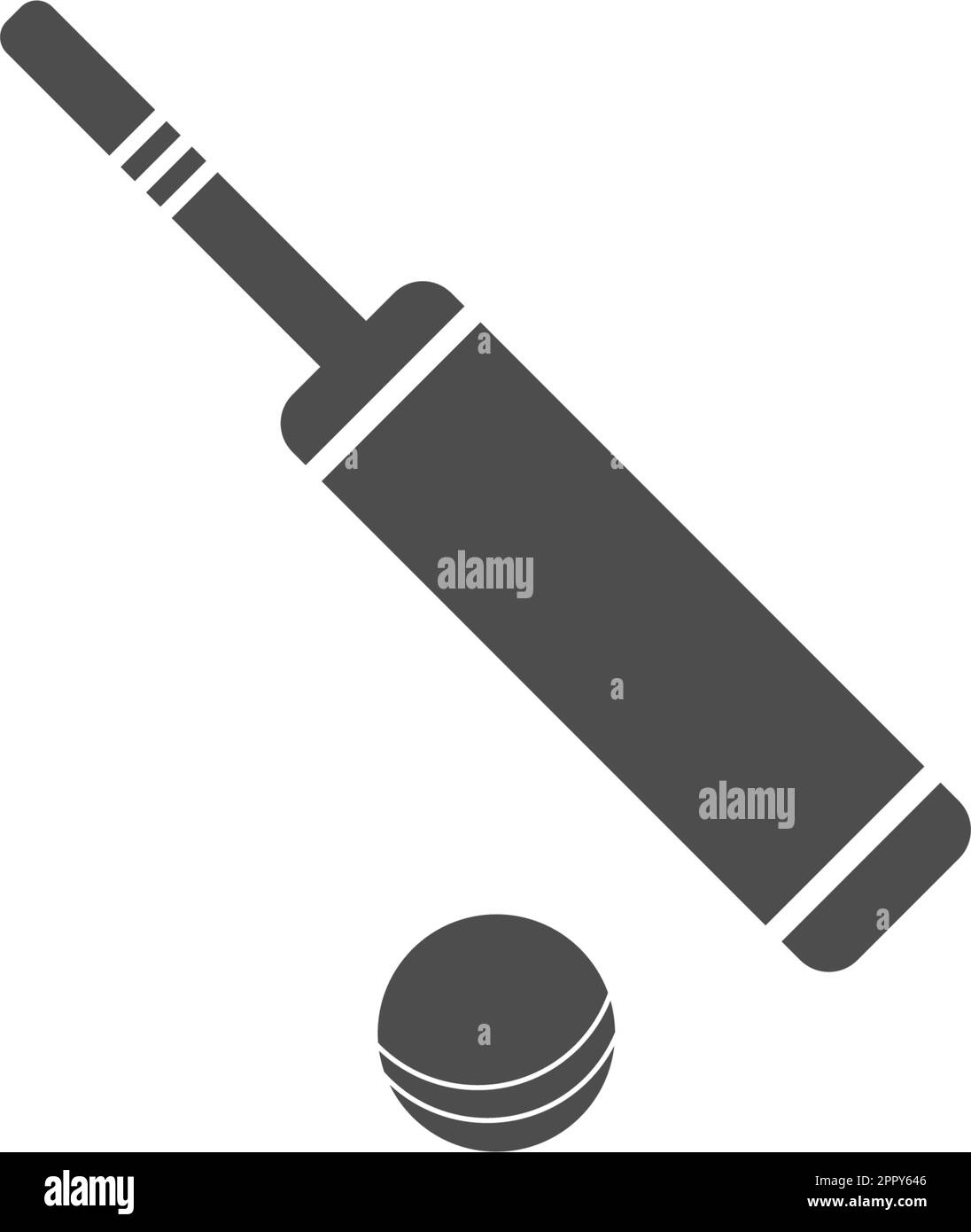 Cricket Sport icon logo design illustration template Stock Vector