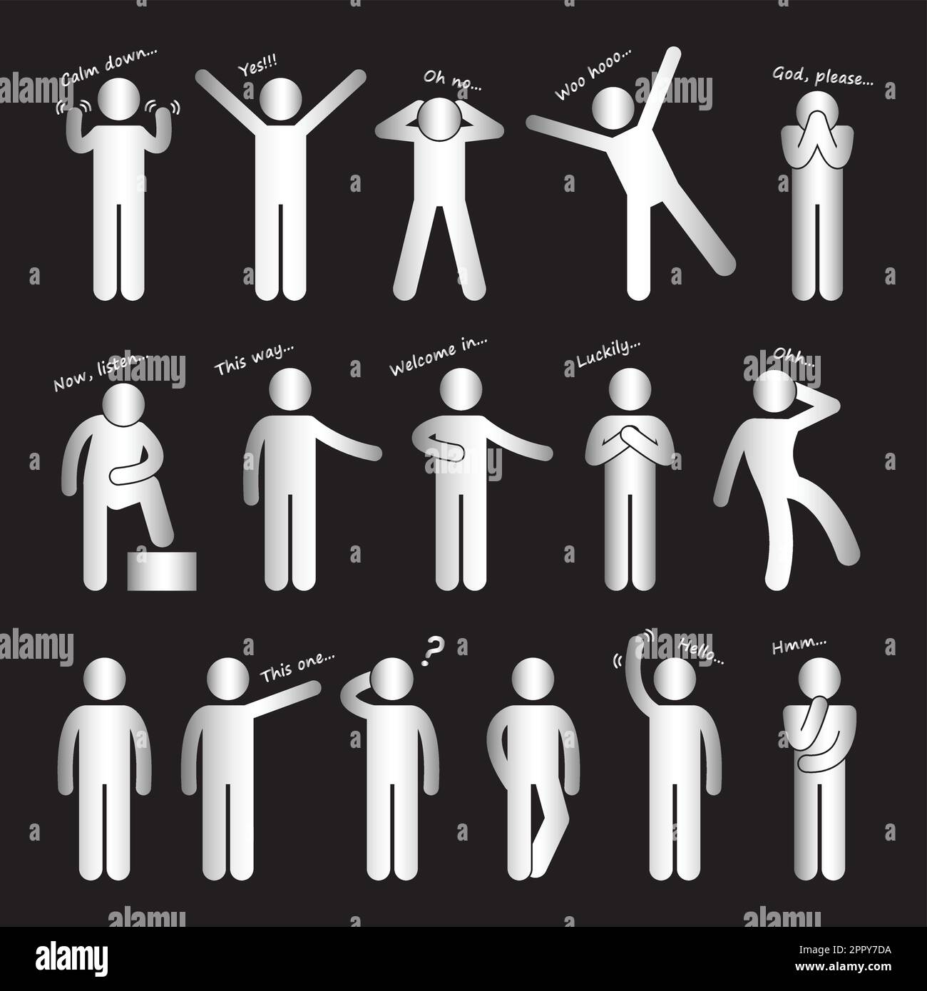 Matchstick men Stock Vector Images Alamy