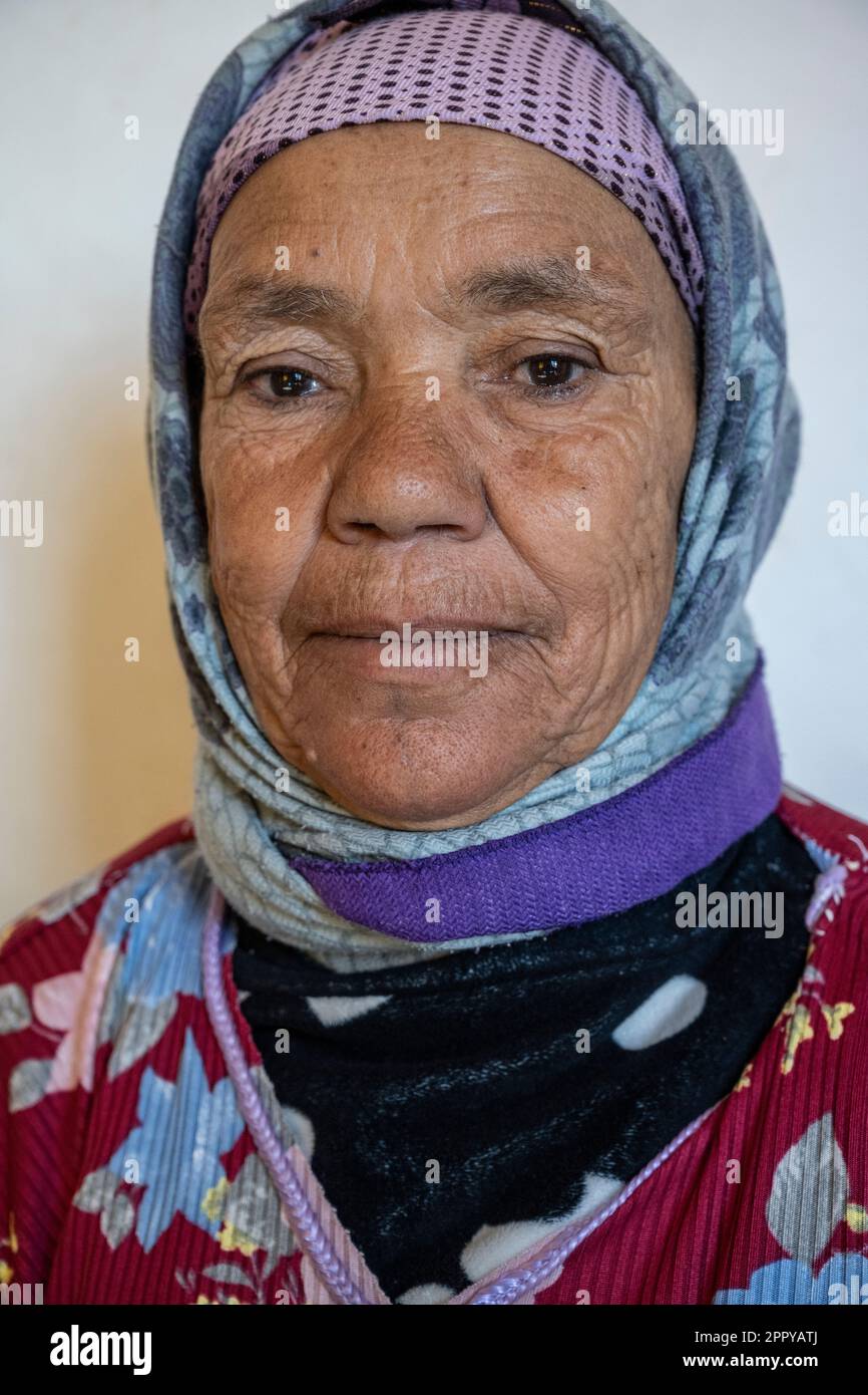 Berber lady portrait. Stock Photo