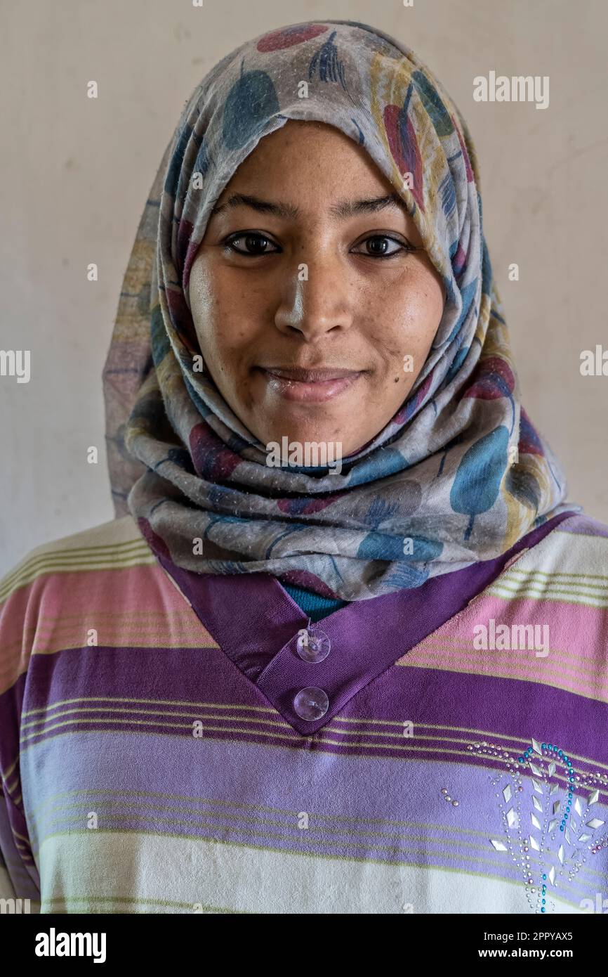 Berber lady portrait. Stock Photo