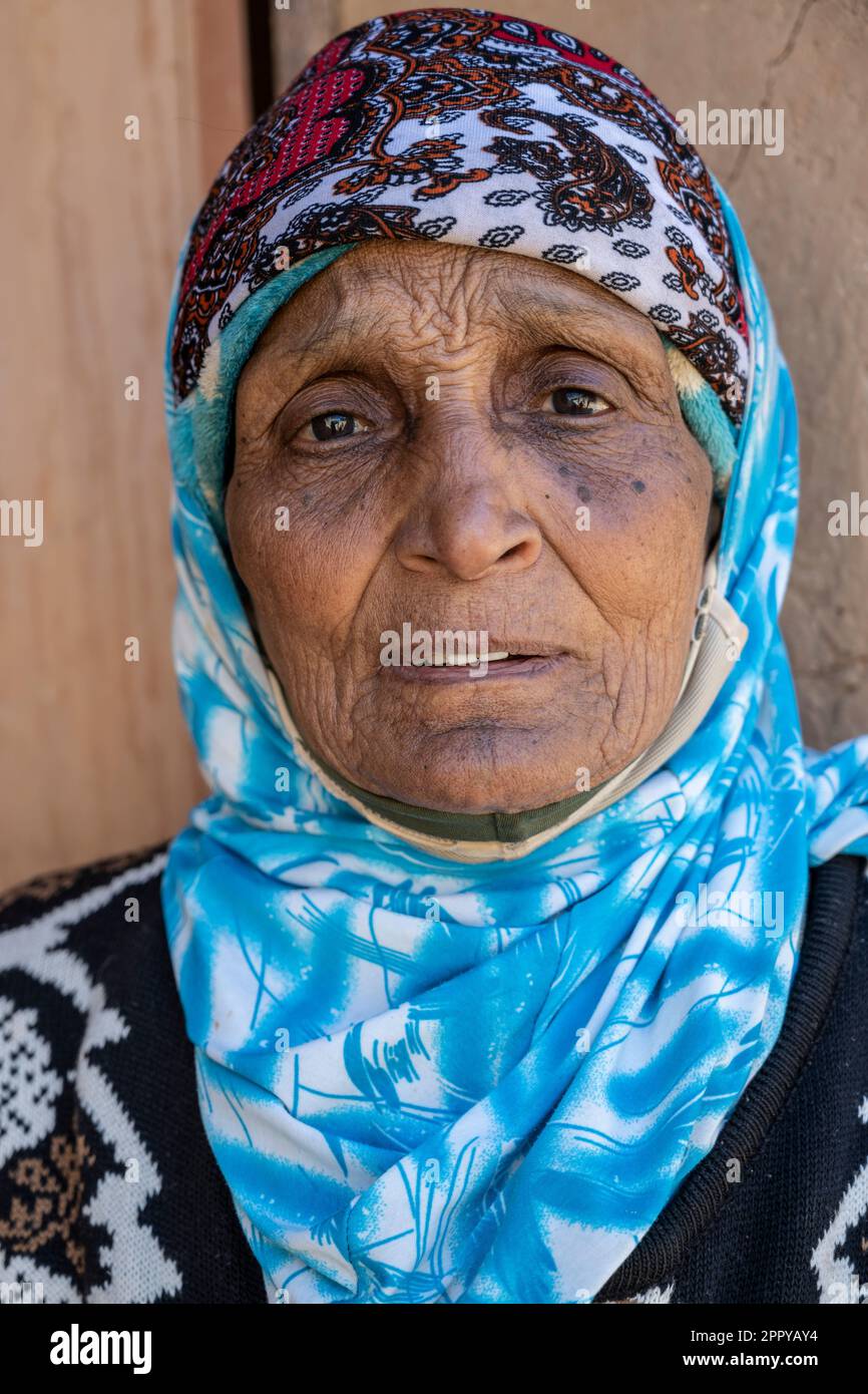 Berber lady portrait. Stock Photo