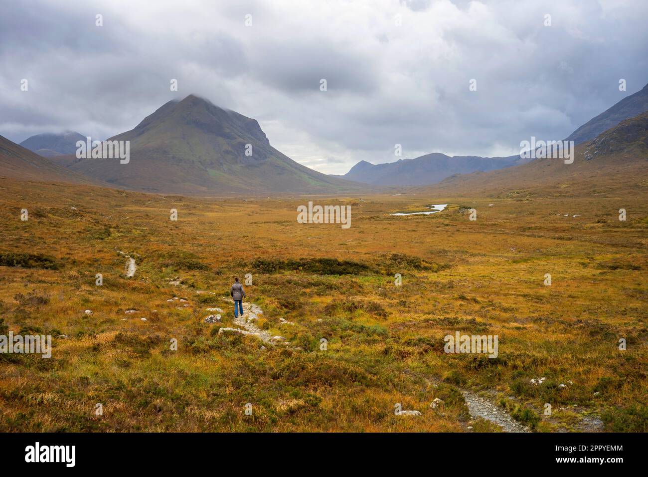 Black Cuillin Mountains, Isle of Skye, Scotland Stock Photo - Alamy