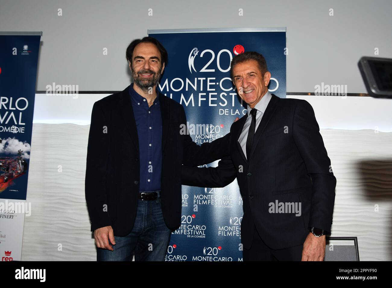 MONACO, FRANCE - APRIL 25 Montecarlo, Press conference of the 20th
