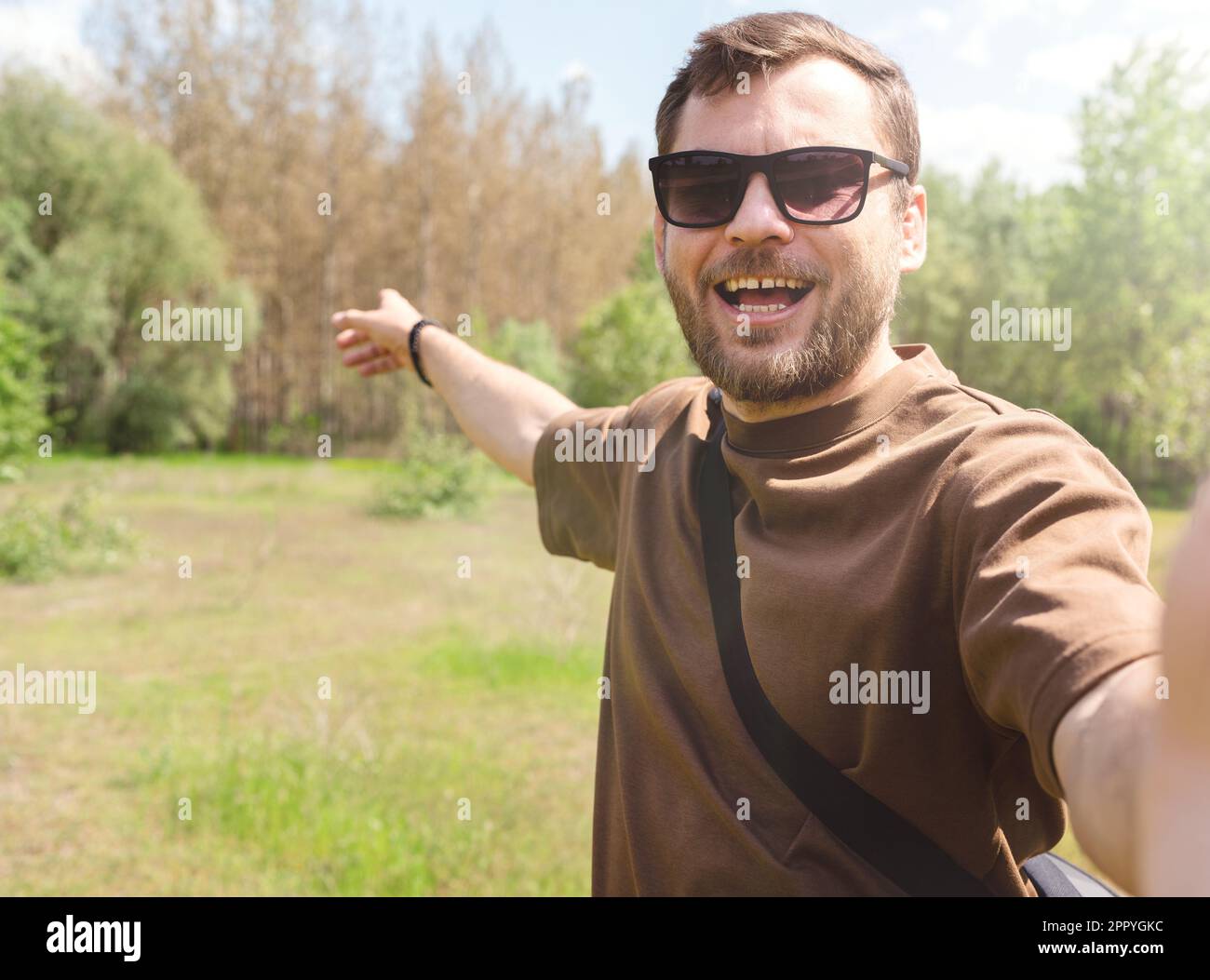 Recording outdoors hi-res stock photography and images - Alamy