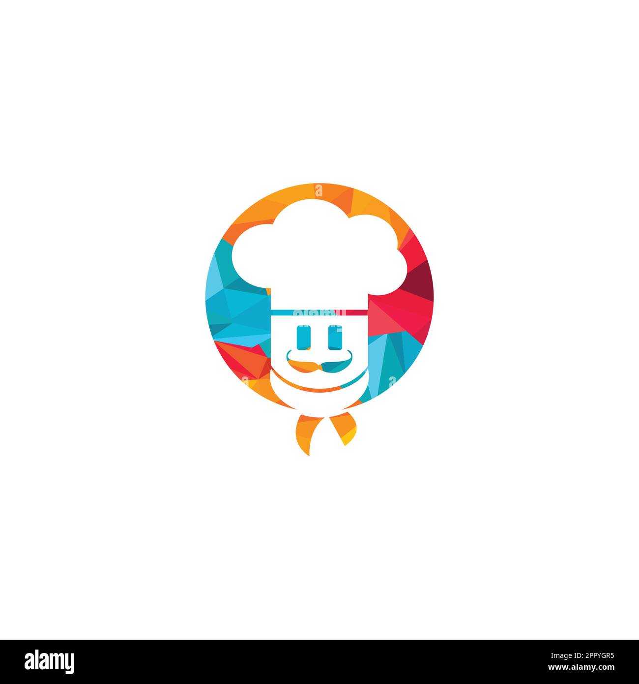 Chef vector logo design. Cooking and restaurant logo concept Stock ...