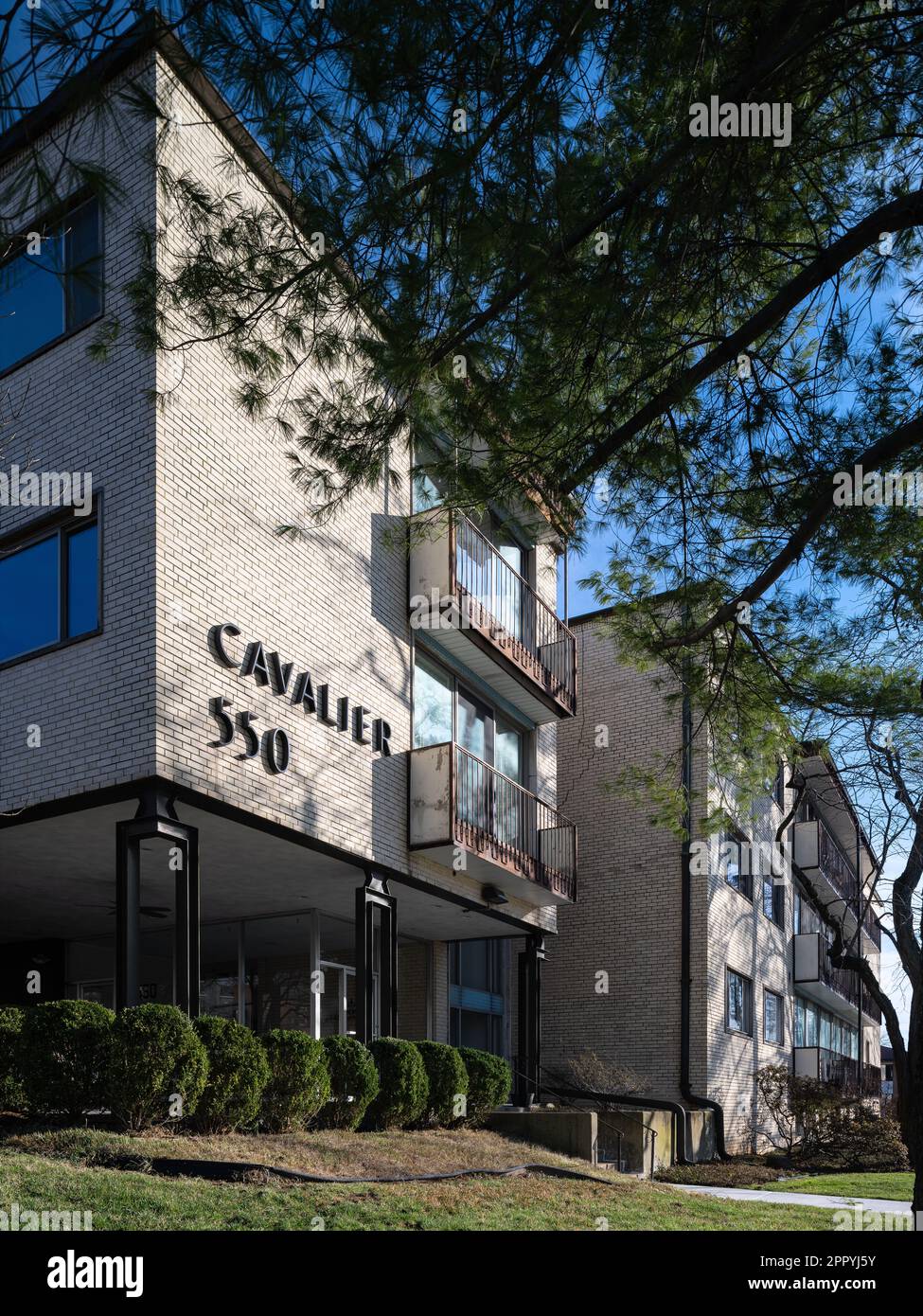 The Cavalier Apartments designed by Robert Elkington Stock Photo Alamy