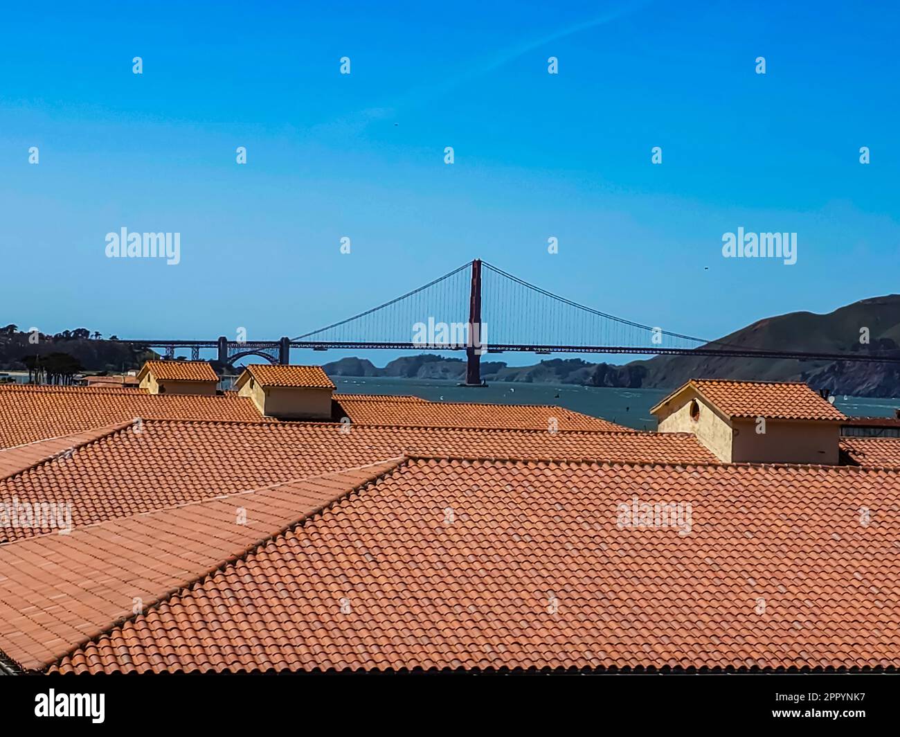 a-beautiful-view-of-the-golden-gate-bridge-from-the-terracotta-roof-of