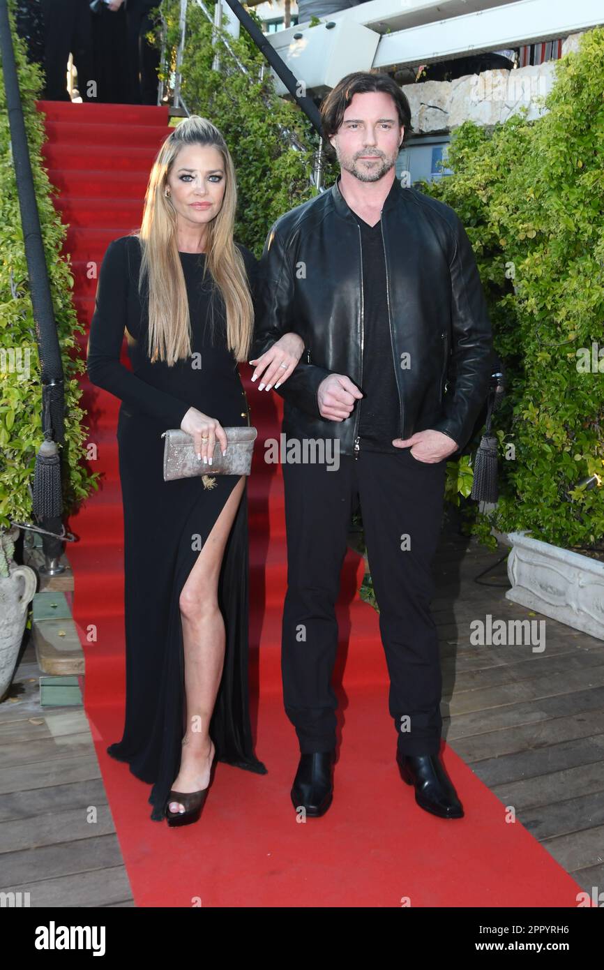 CANNES, FRANCE - APRIL 18 CANNES, Denise Richards,Husband Aaron Phypers ...