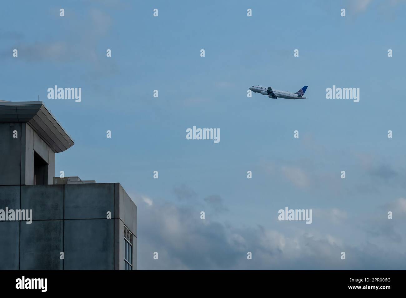 KENNER, LA, USA MARCH 31, 2023 United Airlines passenger plane