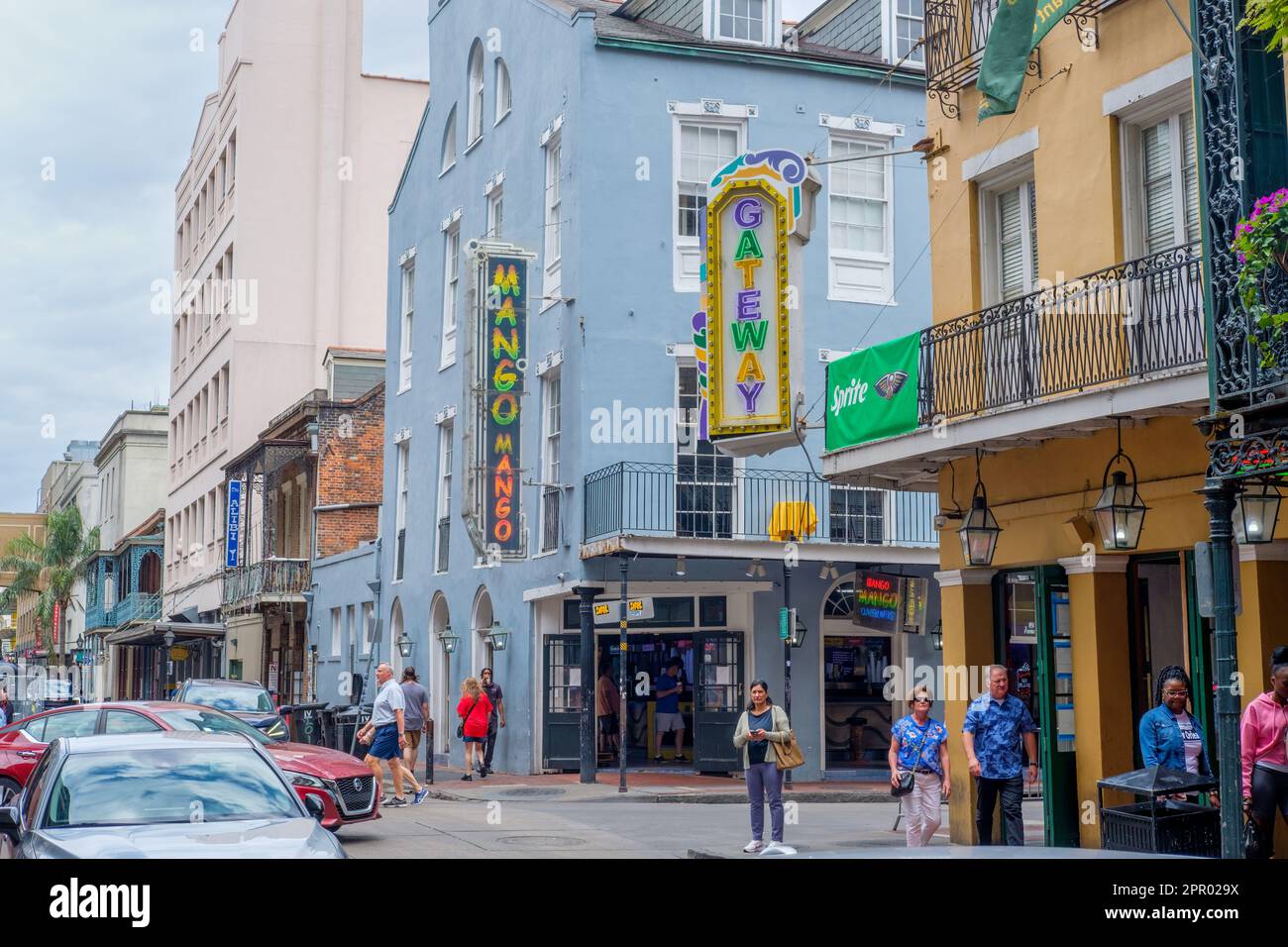 NEW ORLEANS, LA, USA APRIL 23, 2023 Cityscape of the French Quarter