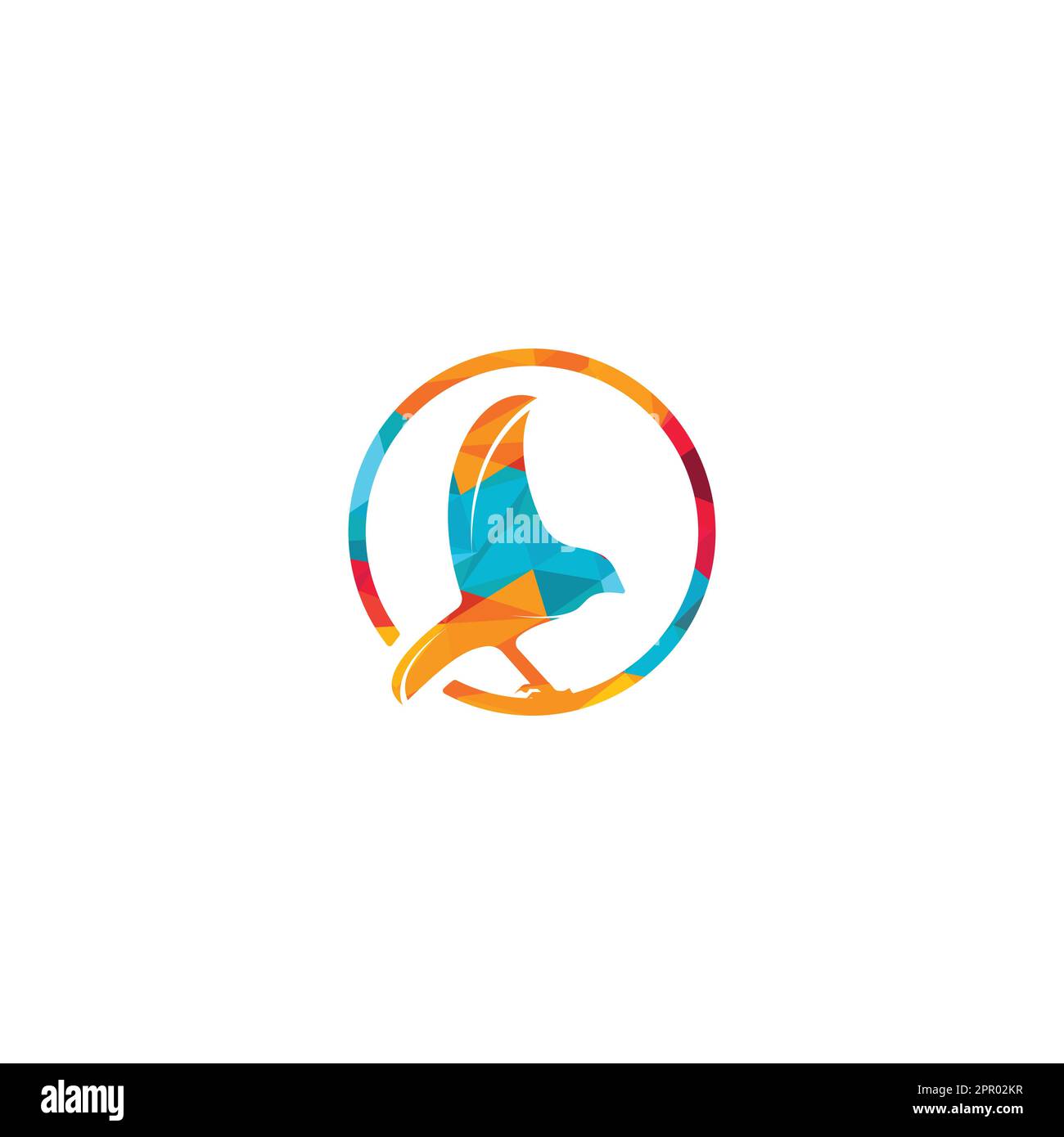Bird vector logo design template Stock Vector Image & Art - Alamy