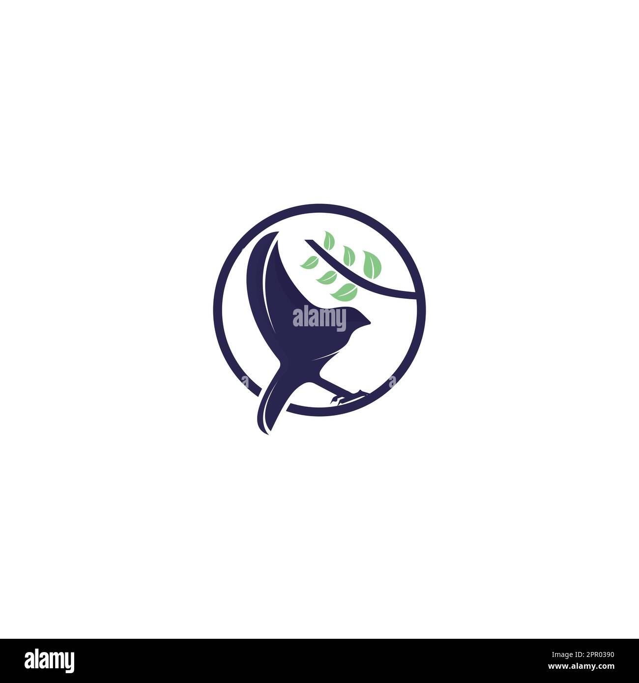 Bird vector logo design template Stock Vector Image & Art - Alamy