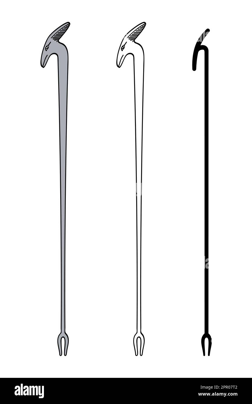 Was sceptre symbol of ancient Egyptian religion Stock Vector Image