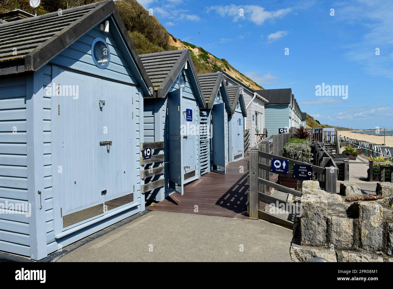 Beach Huts Stock Photo Alamy