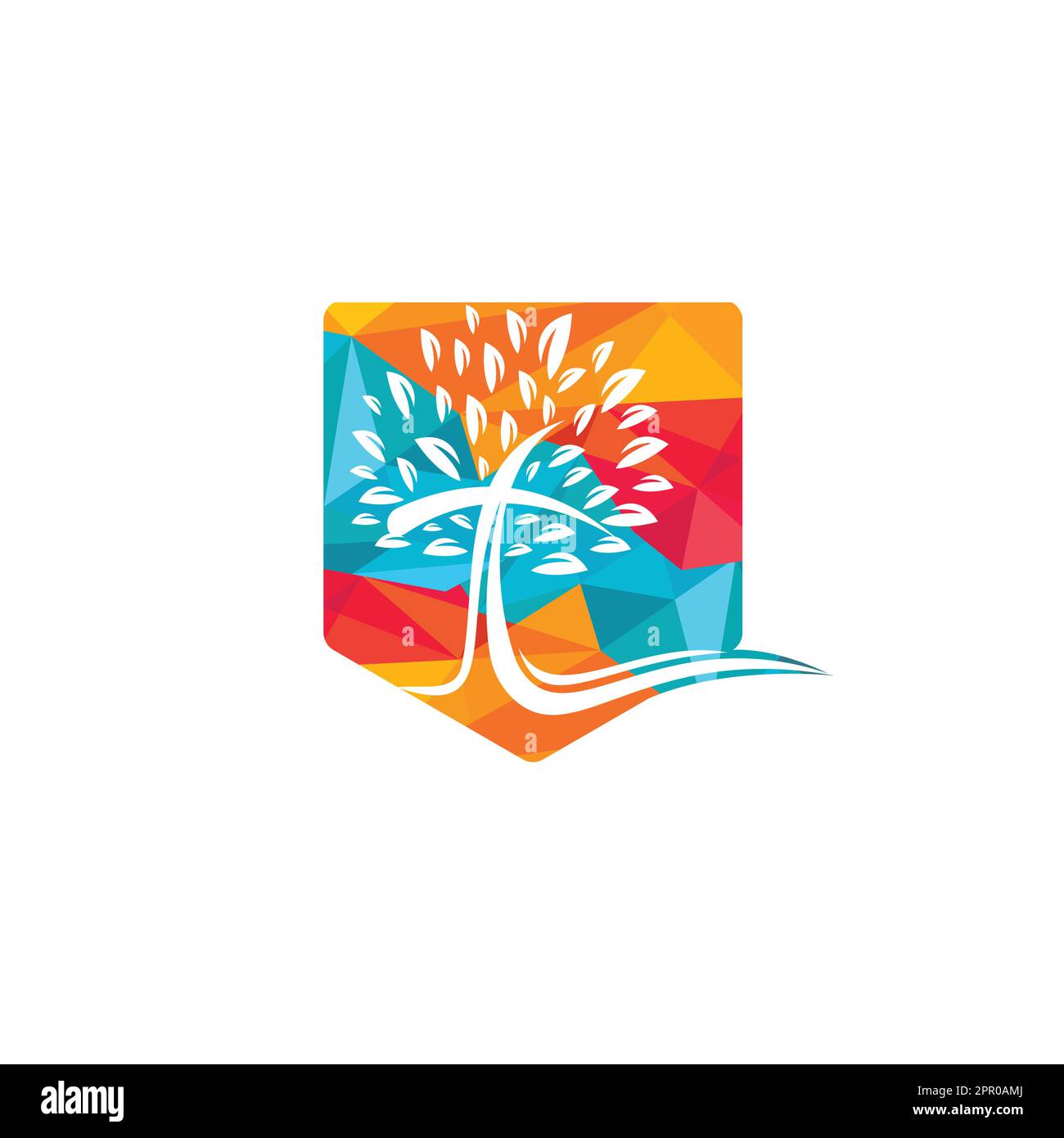 Tree religious cross symbol icon vector design Stock Vector Image & Art ...
