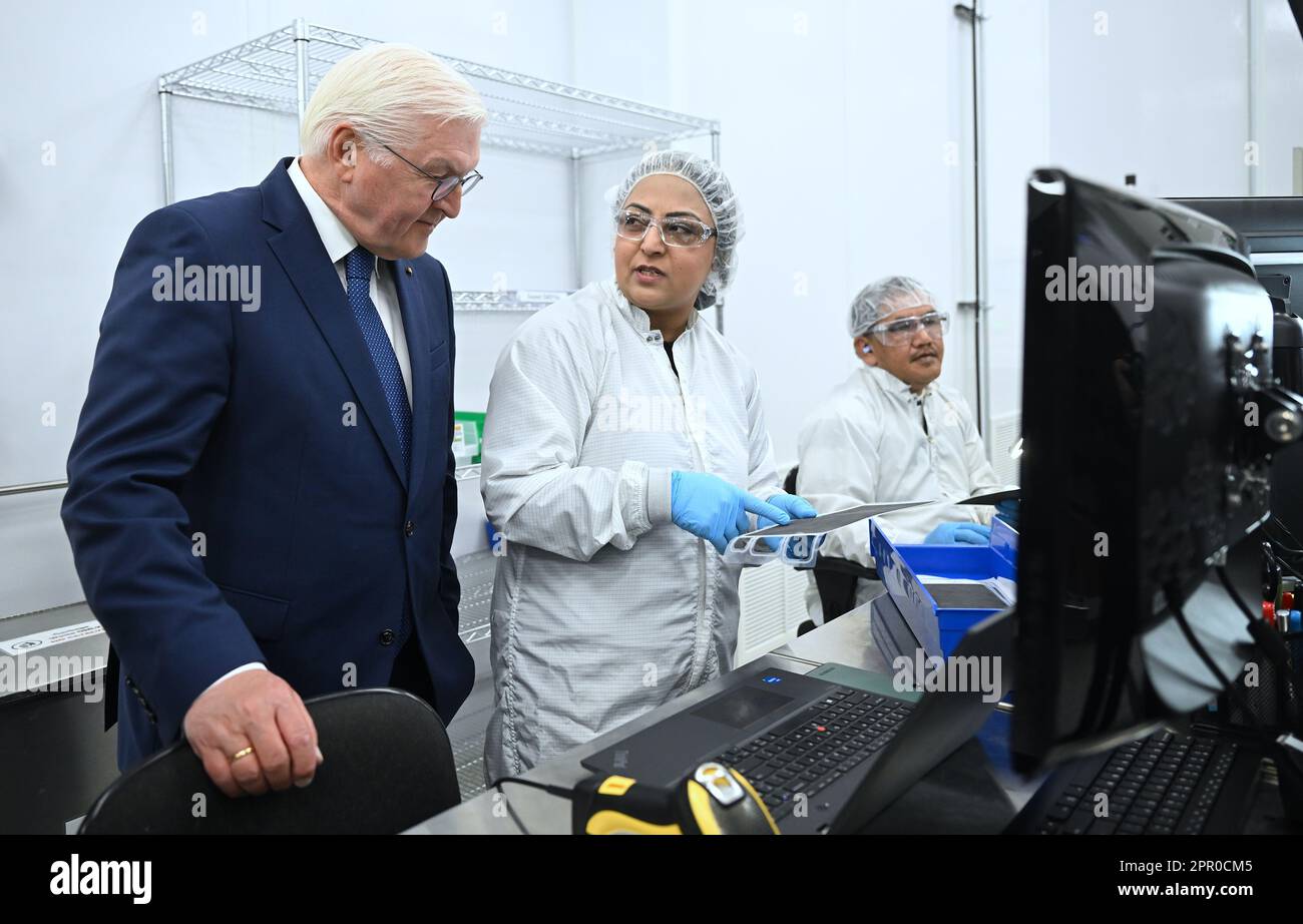 Vancouver, Canada. 25th Apr, 2023. Federal President FrankWalter