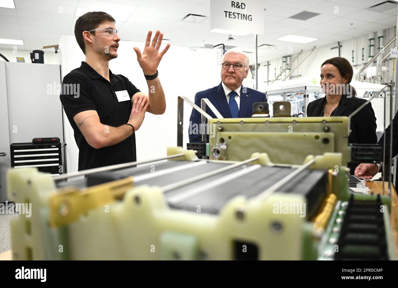 Vancouver, Canada. 25th Apr, 2023. Federal President FrankWalter