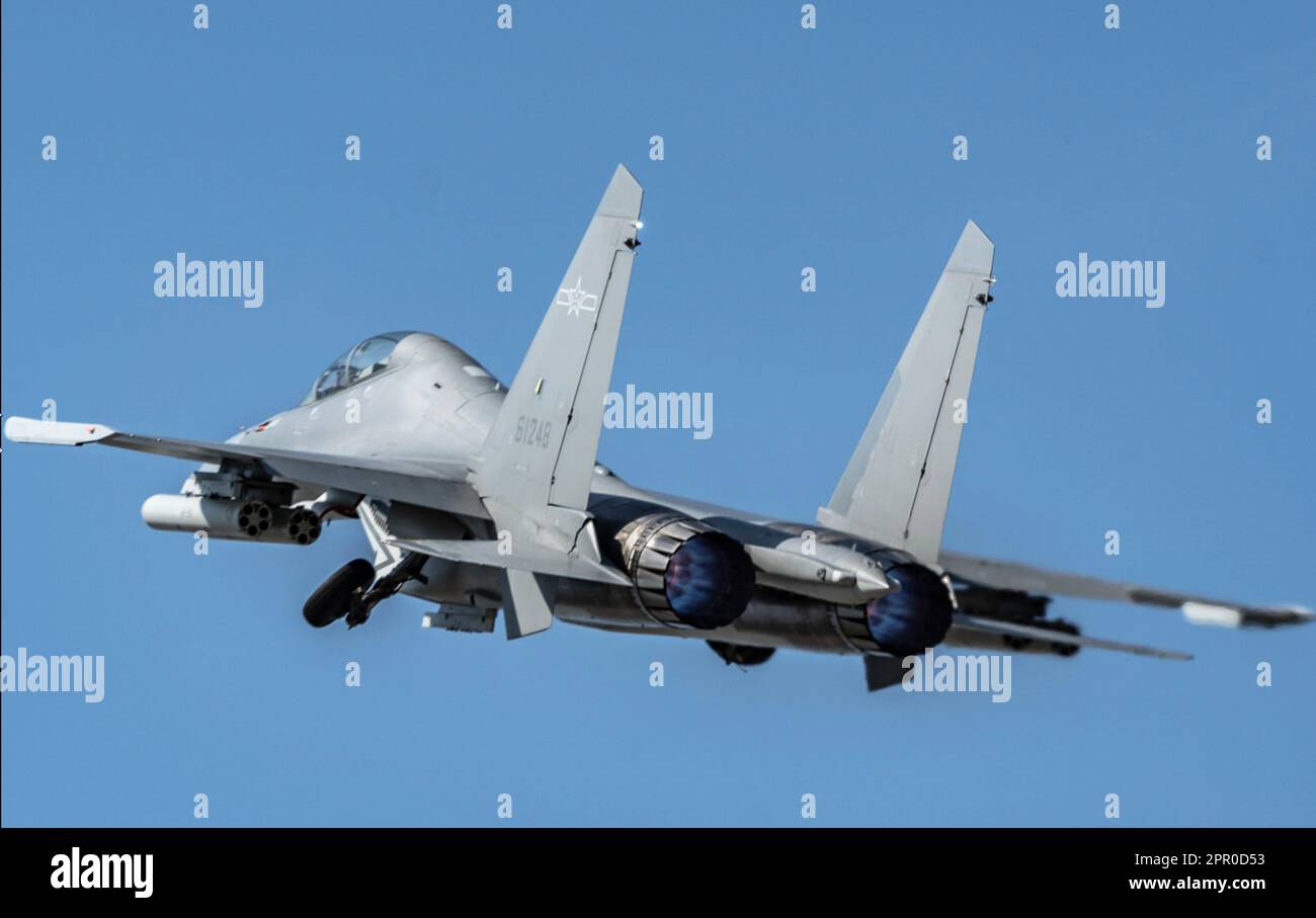 CHINESE J-16  multi-role strike aircraft. Photo: Russian Defence Ministry Stock Photo