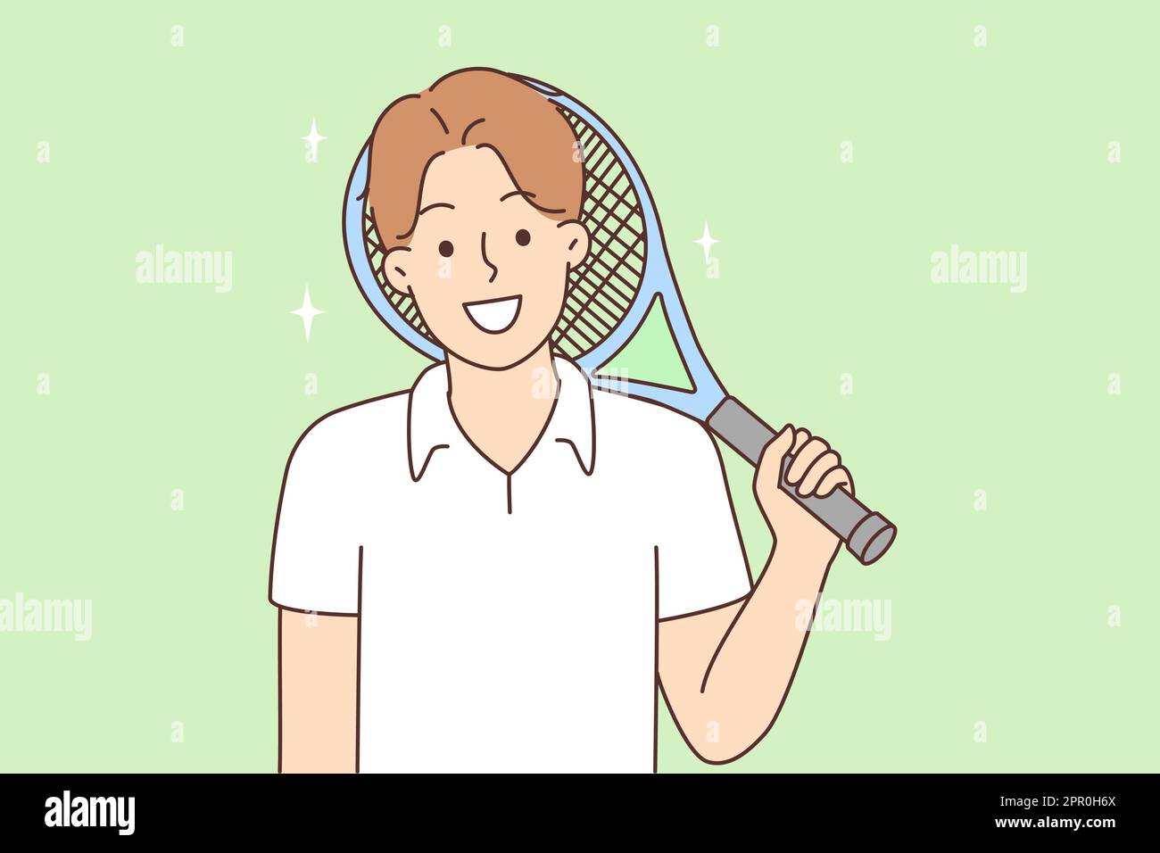 Adult tennis player competition competition Stock Vector Images - Alamy