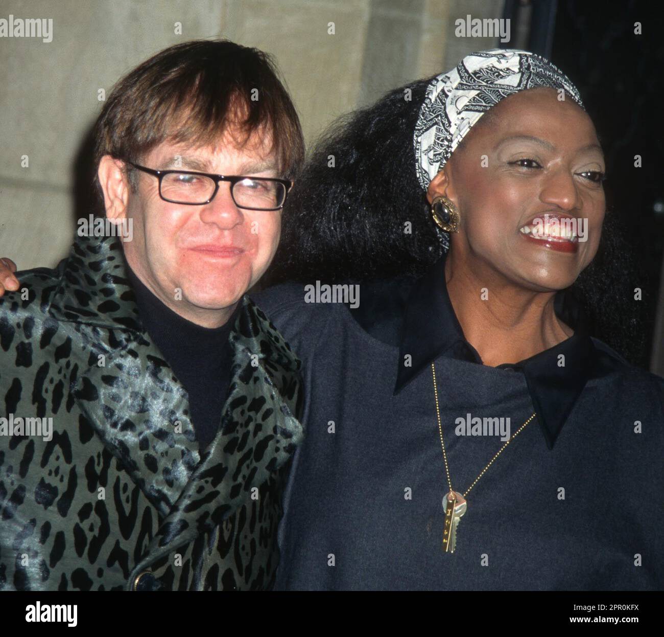 1996Elton John Jessye Norman Photo by John Barrett/PHOTOlink ...
