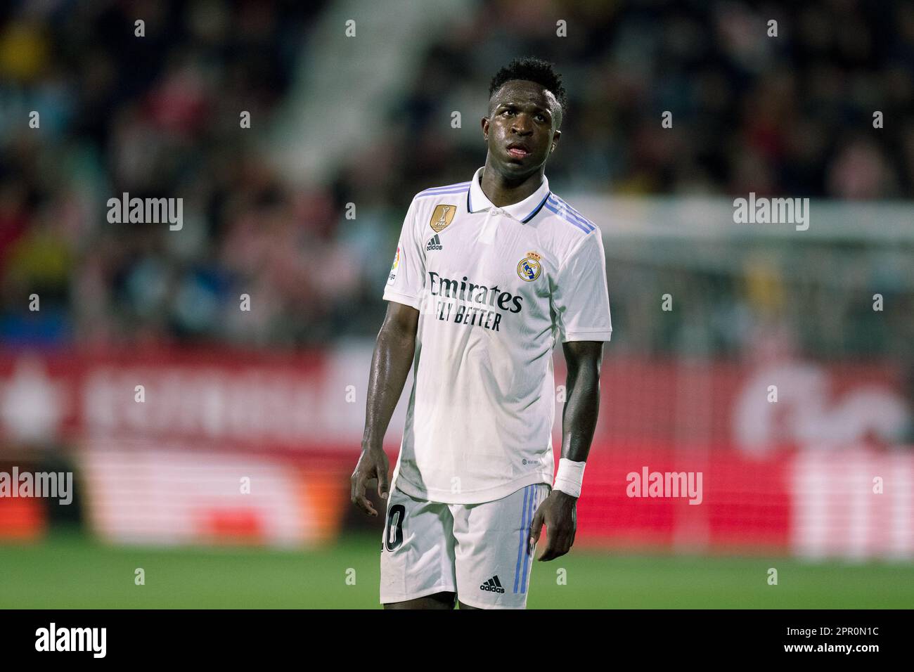 Girona, Spain, 25, April, 2023.  Spanish La Liga: Girona FC v Real Madrid CF .  Credit: Joan G/Alamy Live News Stock Photo