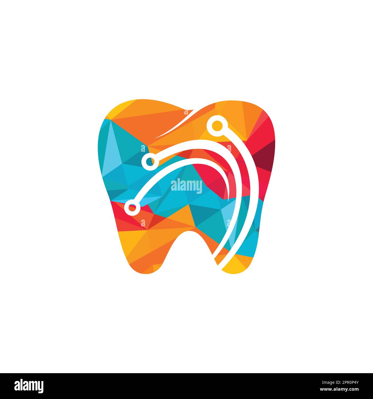 Tooth Tech Icon Dental tech vector logo design. Dental repair logo template Stock ...