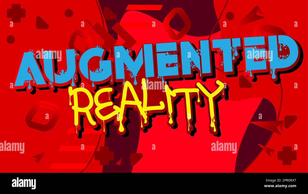 Augmented Reality. Graffiti tag Stock Vector Image & Art Alamy