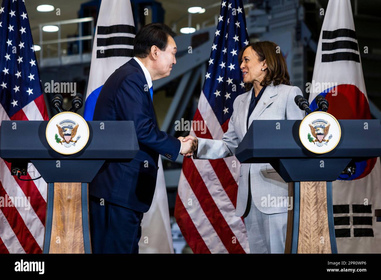 Greenbelt, United States. 25th Apr, 2023. US Vice President Kamala ...
