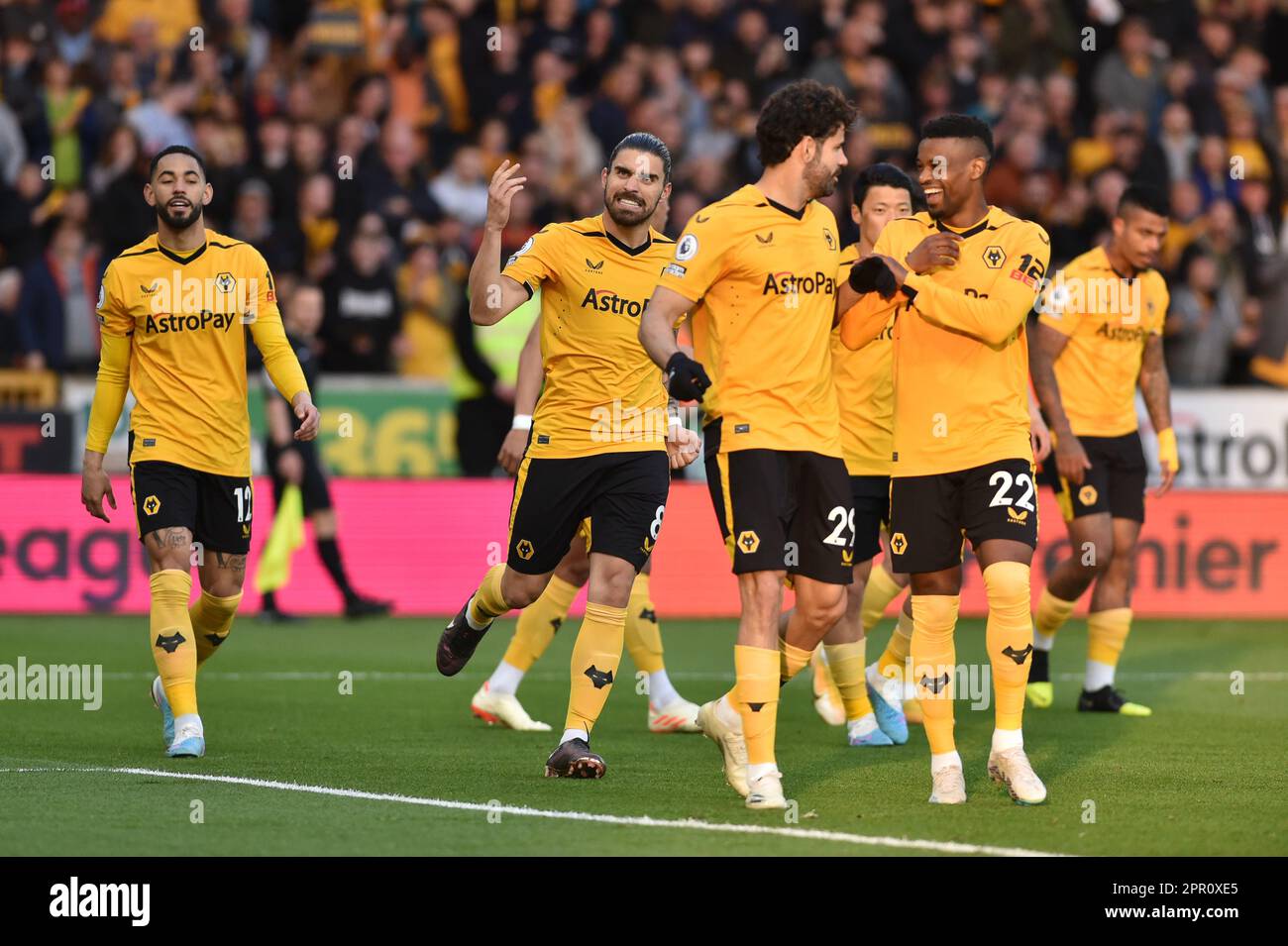 Joachim andersen wolves april 2023 hires stock photography and images