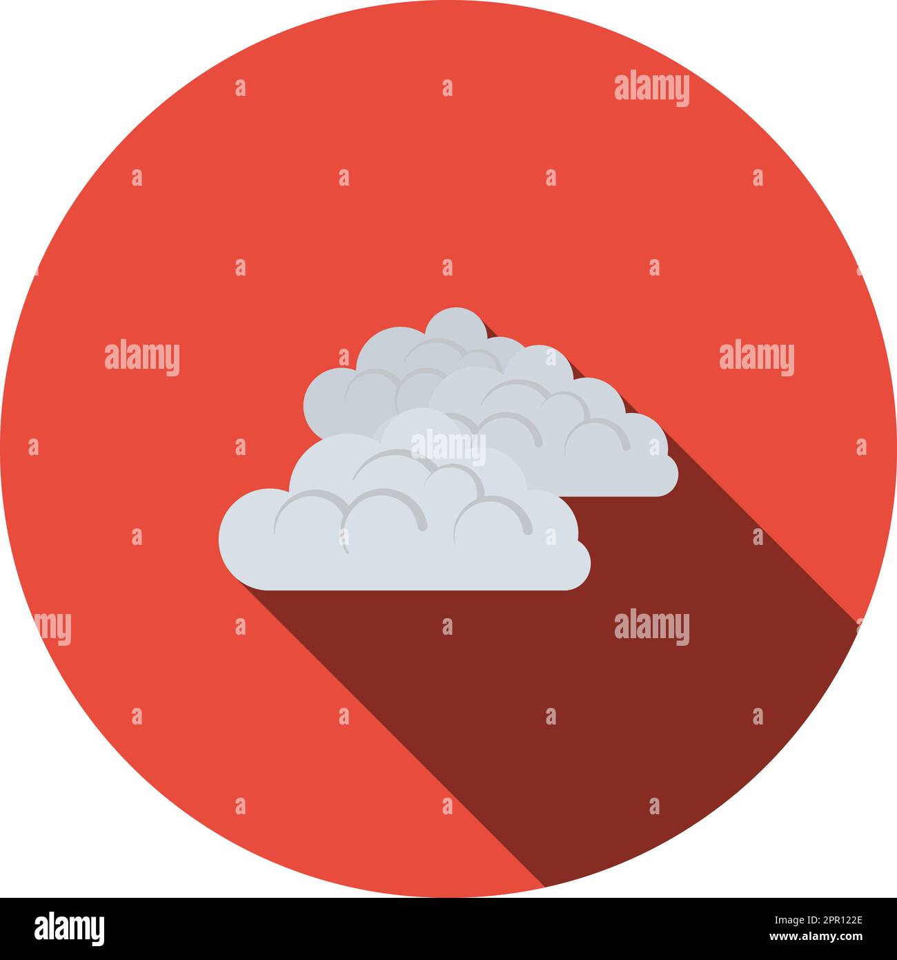 Cloudy Icon Stock Vector
