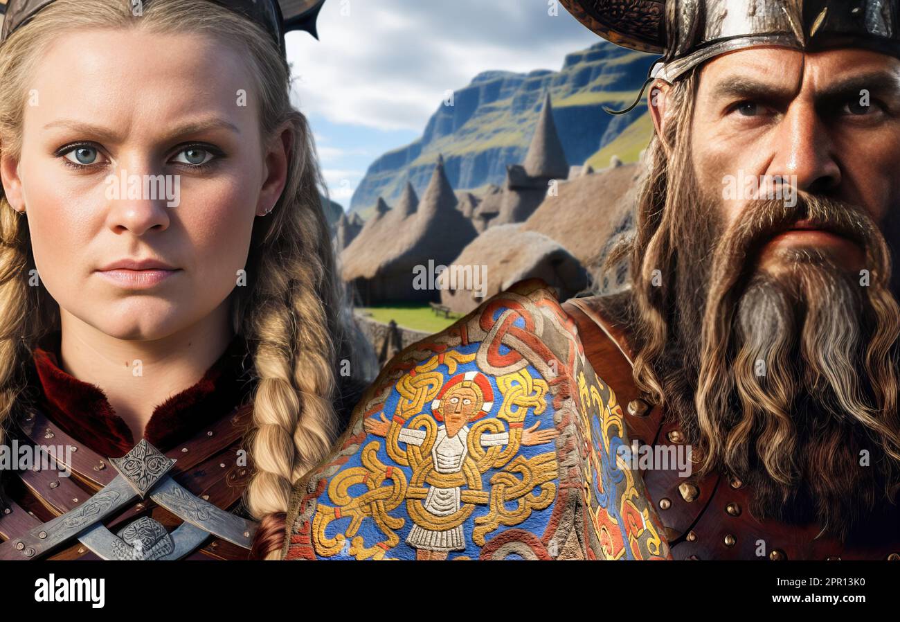Top 30 des coiffures vikings pour femme  Warrior woman, Viking woman,  Viking women