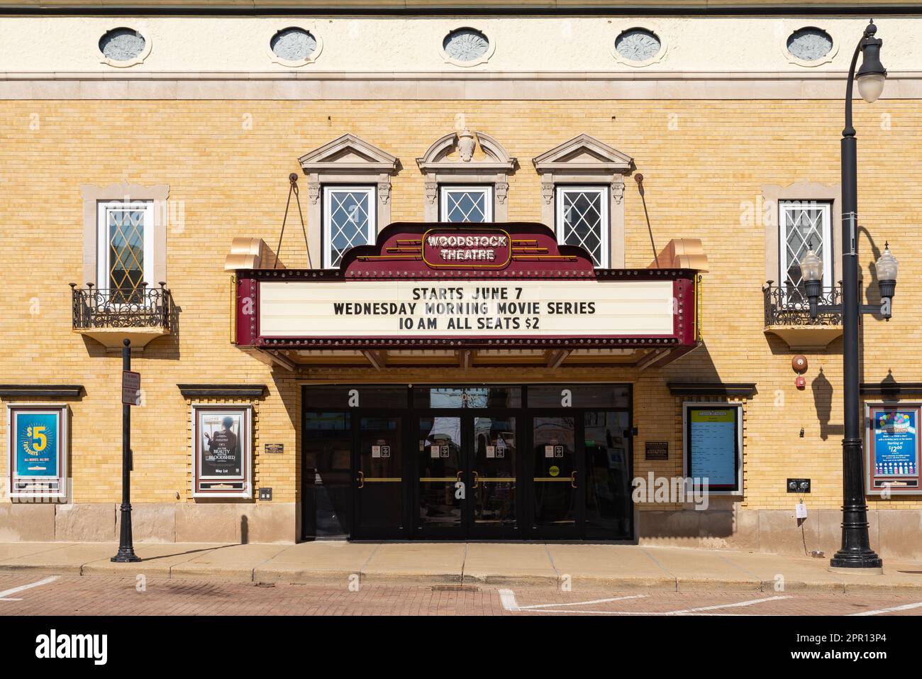 Woodstock, Illinois United States April 24th, 2023 Exterior of the