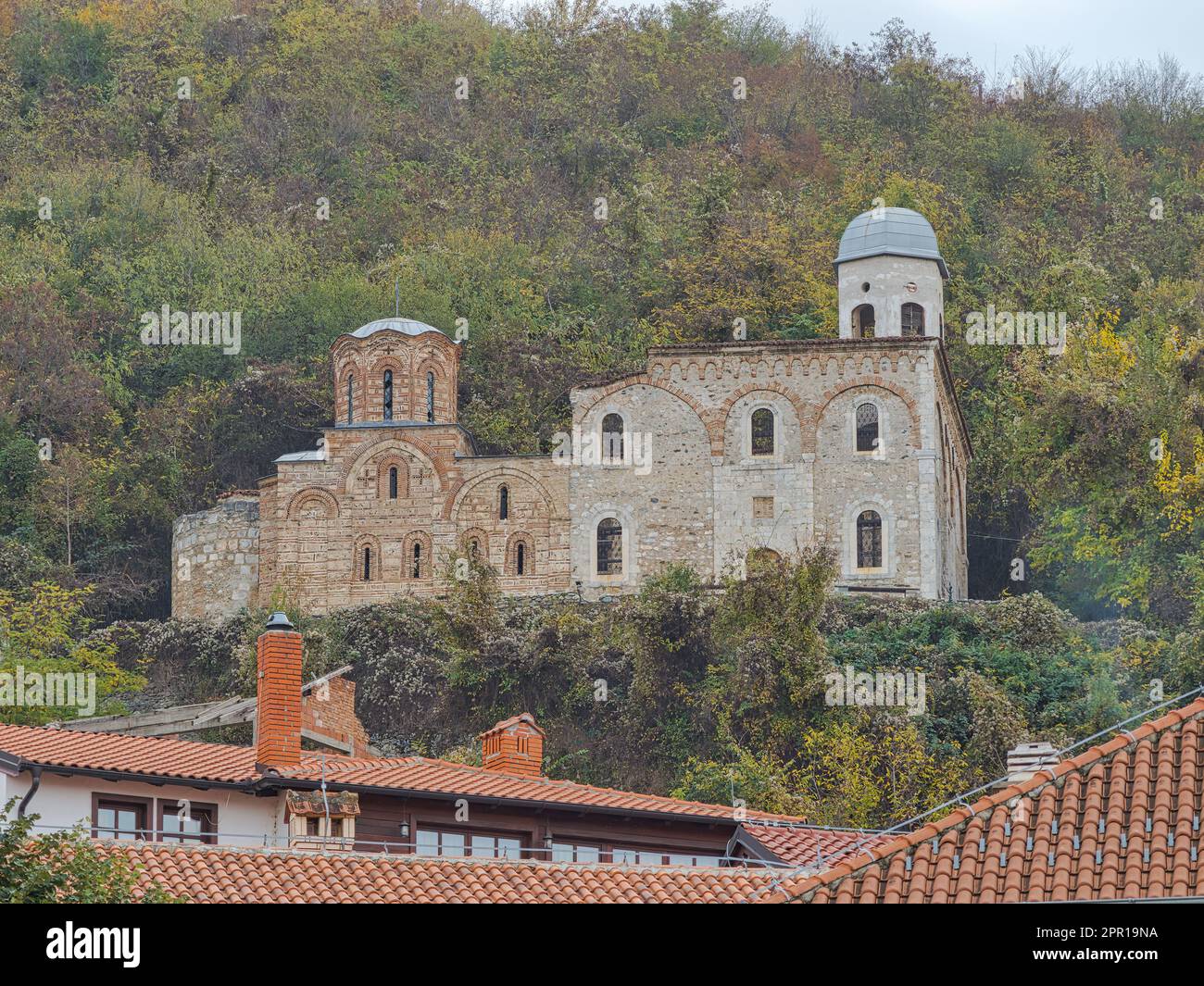 Prizren Orthodox Church of the Holy Sunday in Kosovo Stock Photo