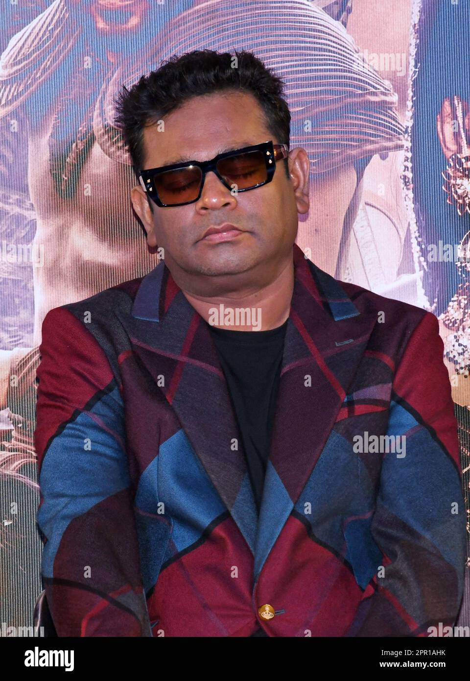 Mumbai, India. 25th Apr, 2023. Indian music composer AR Rahman is seen