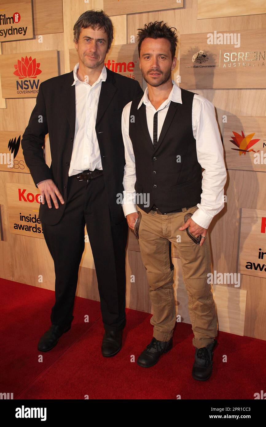 Andrew Traucki (left) and Damian Walshe-Howling The 2010 Inside Film IF Awards held at City Recital Hall Sydney, Australia - 14.11.10 Stock Photo