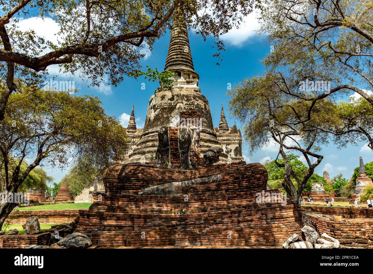Aerial view in ayutthaya temple hi-res stock photography and images - Alamy