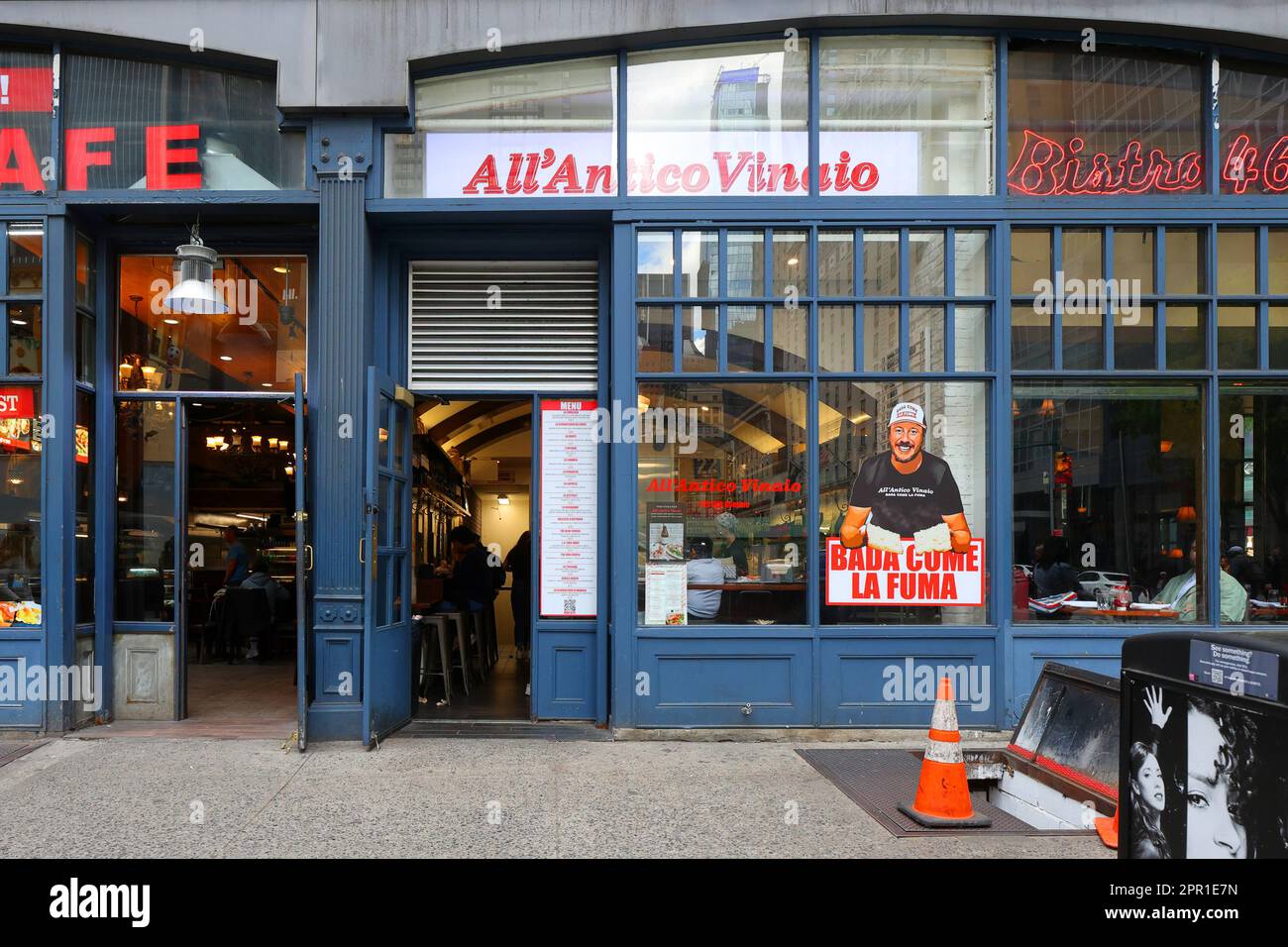 All'Antico Vinaio, 729 8th Ave, New York, NYC storefront of a Florentine Italian sandwich shop