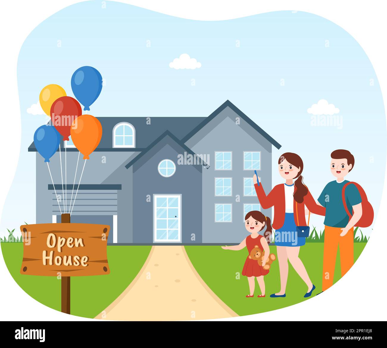 Open House for Inspection Property to Your New Home Real Estate