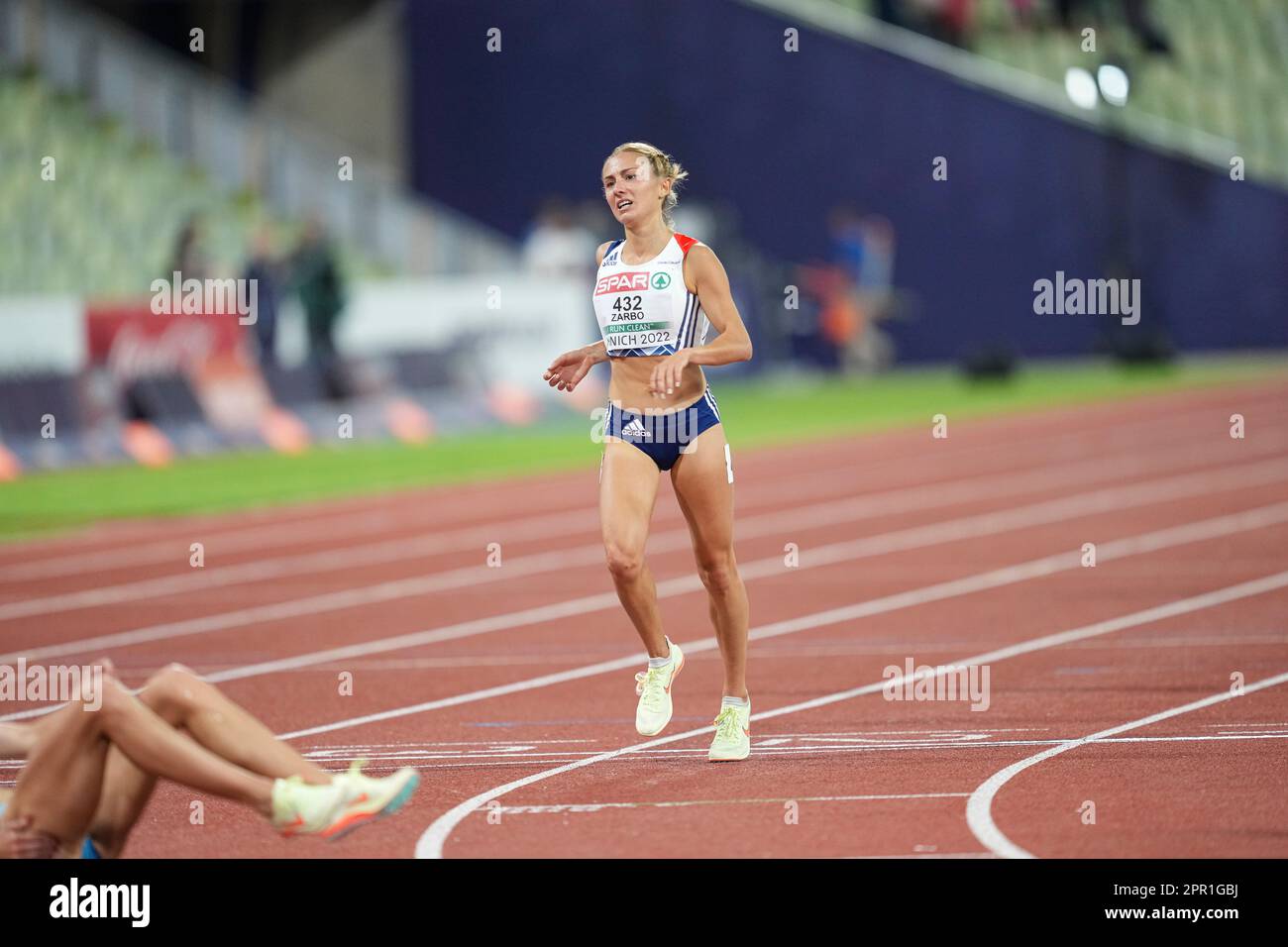 Alessia Zarbo participating in the 10.000 meters at the 2022 European